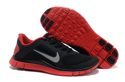 Nike Free Run 4.0 V3 Mens Black Red Poland